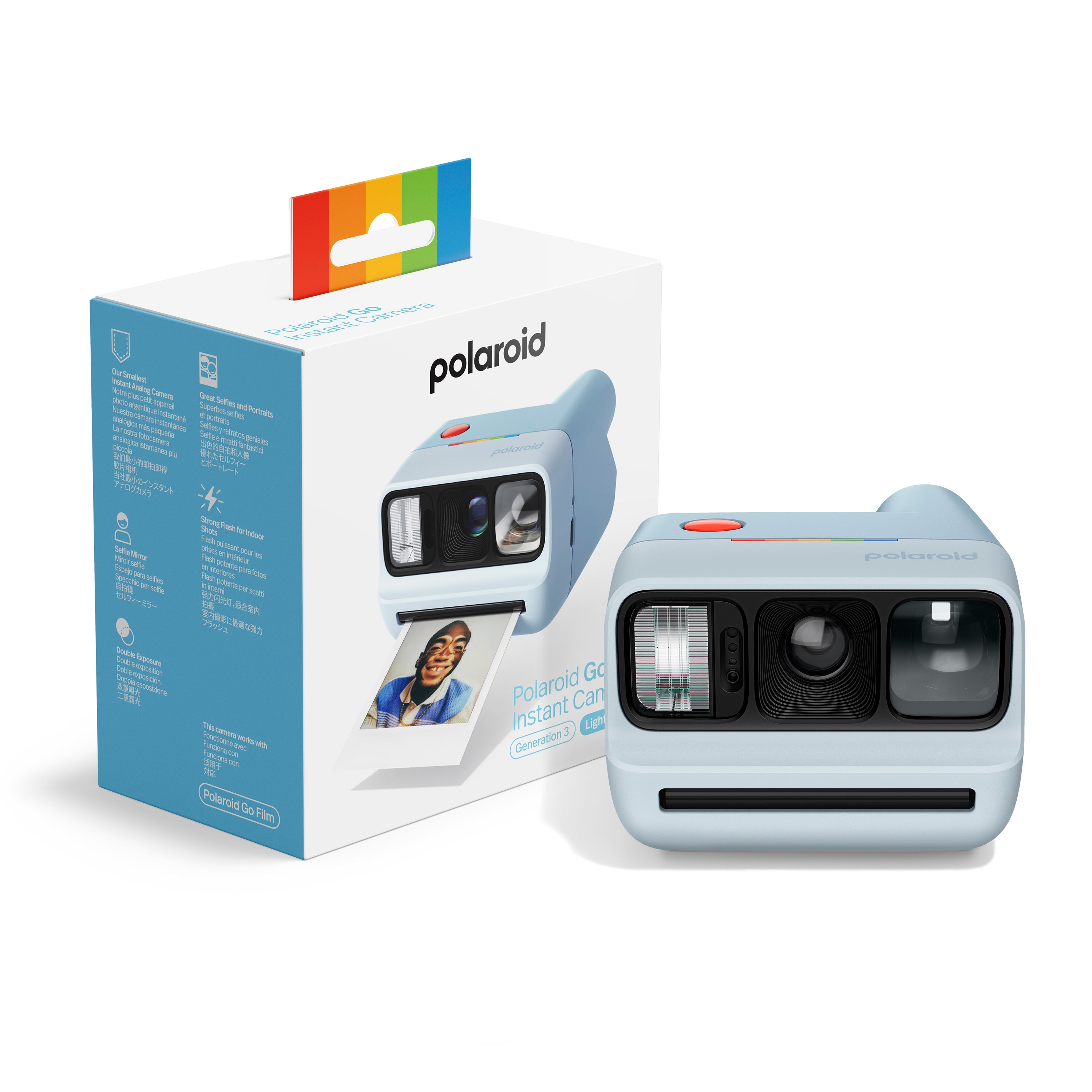 Polaroid Go Instant Camera - Gen 3 - Light Blue