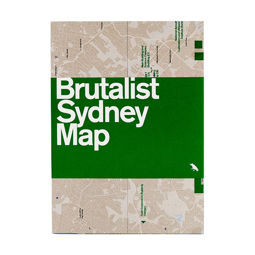 Brutalist Sydney Map