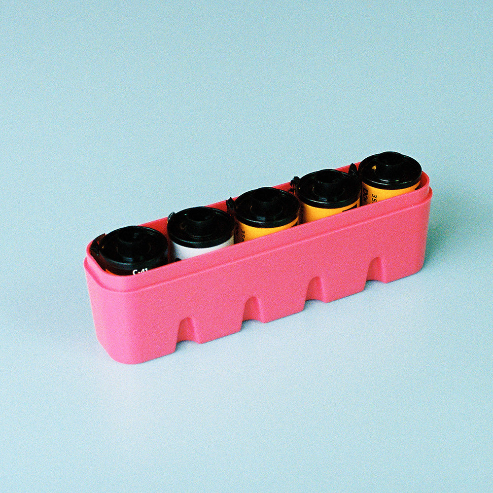 JCH 35mm Film Case - 5 Rolls - Pink