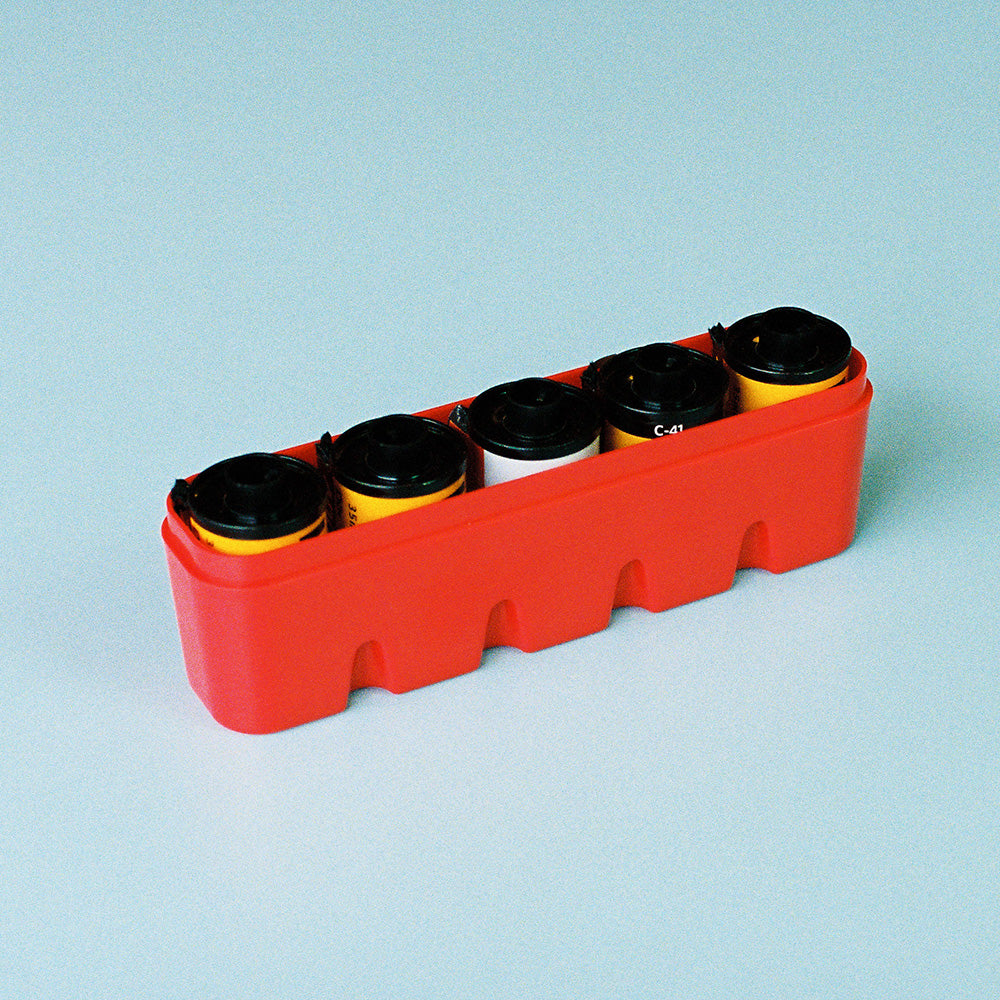 JCH 35mm Film Case - 5 Rolls - Red