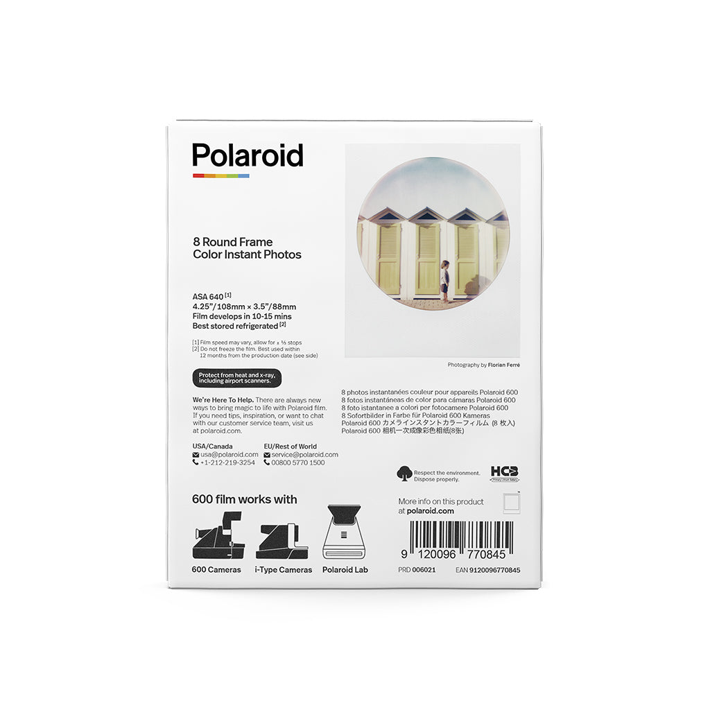 600 Colour Film - Round Frames