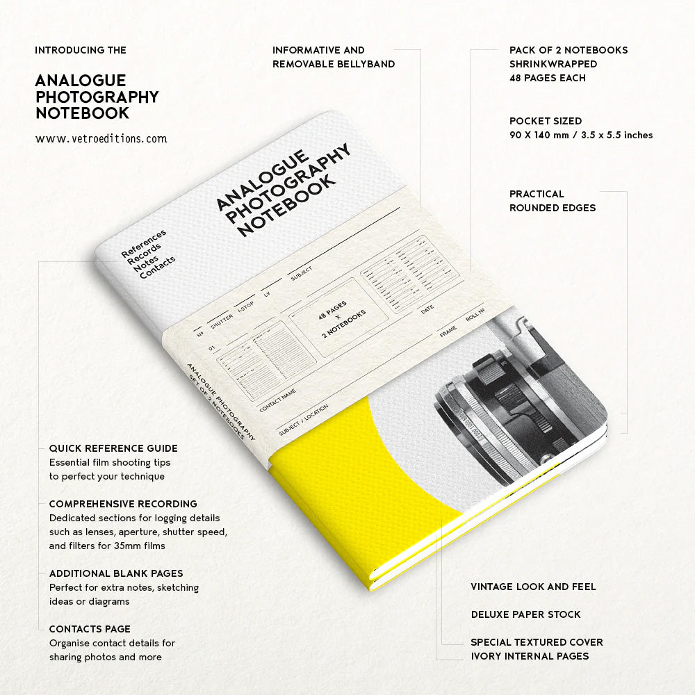 ANALOGUE PHOTOGRAPHY Notebooks (Pack of 2)