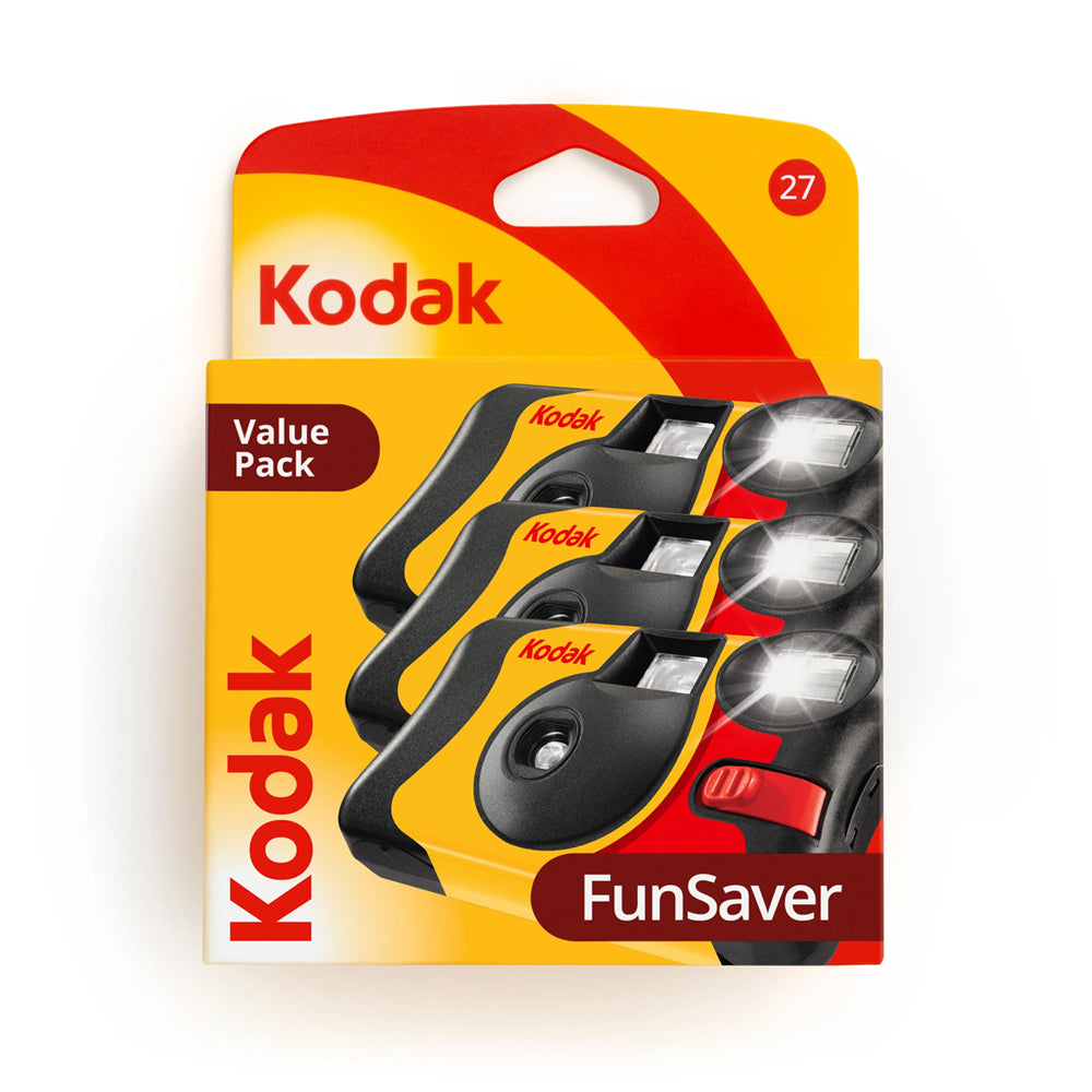 Kodak Funsaver 800 Disposable Camera Value Pack (3-Pack)