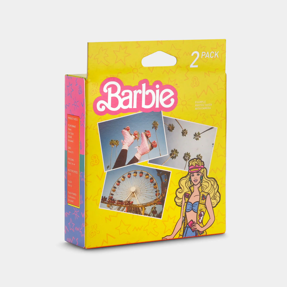 Barbie & Ken Preloaded 35mm Film Simple-Use Cameras (Double Pack)