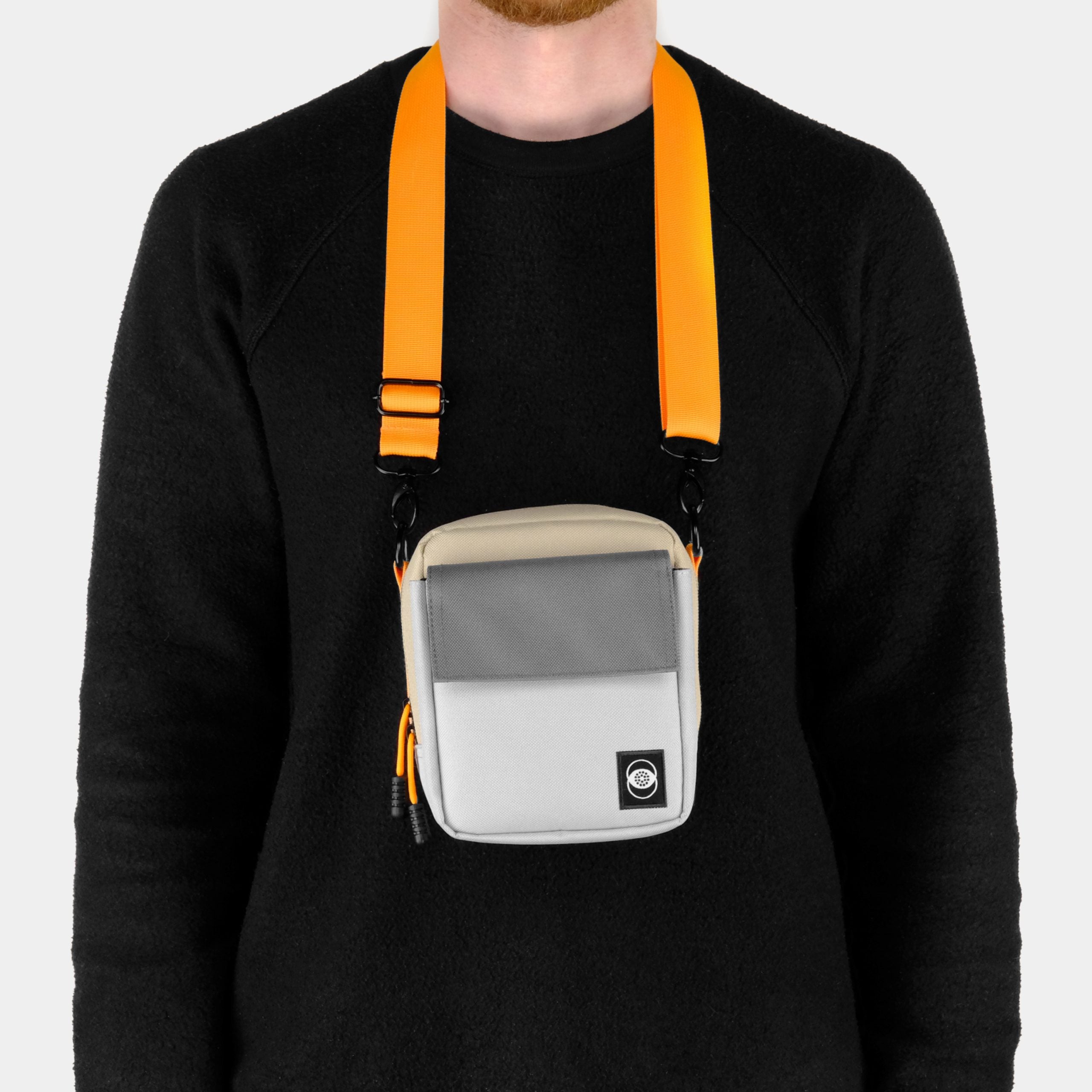 Retrospekt Polaroid 600 & i-Type Camera Bag - Grey & Orange