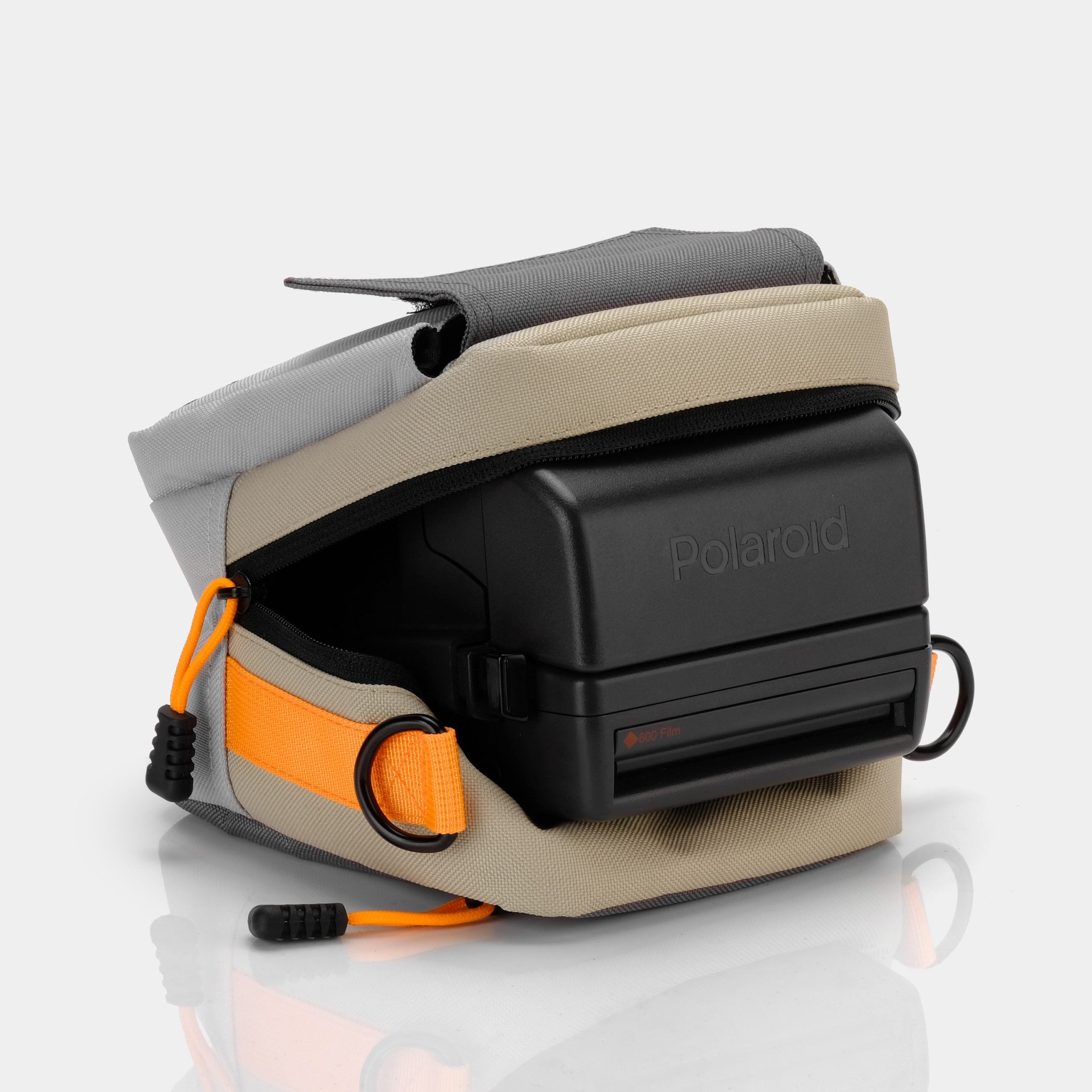 Retrospekt Polaroid 600 & i-Type Camera Bag - Grey & Orange