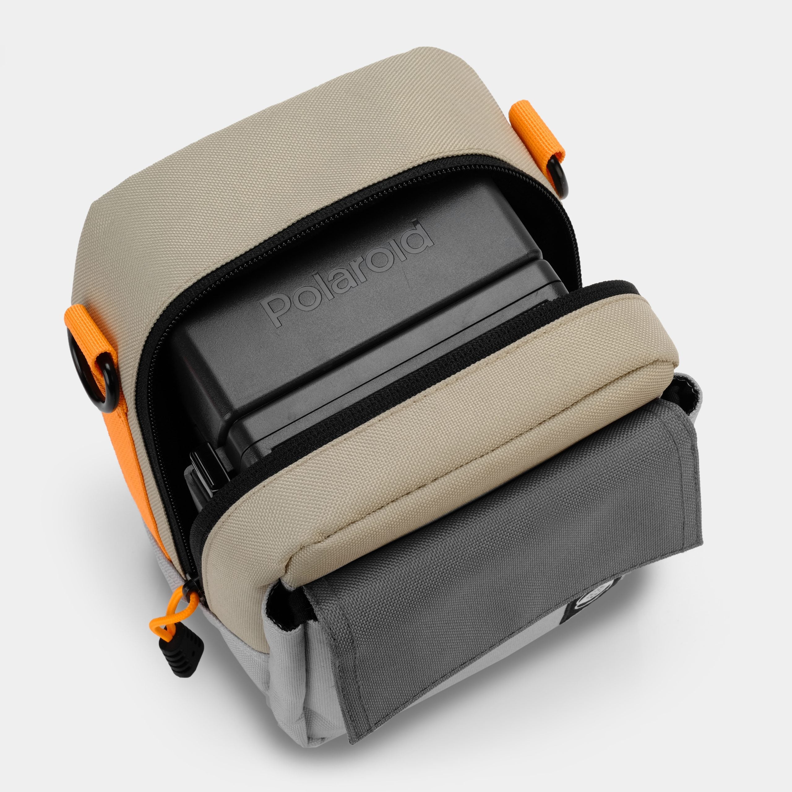 Retrospekt Polaroid 600 & i-Type Camera Bag - Grey & Orange