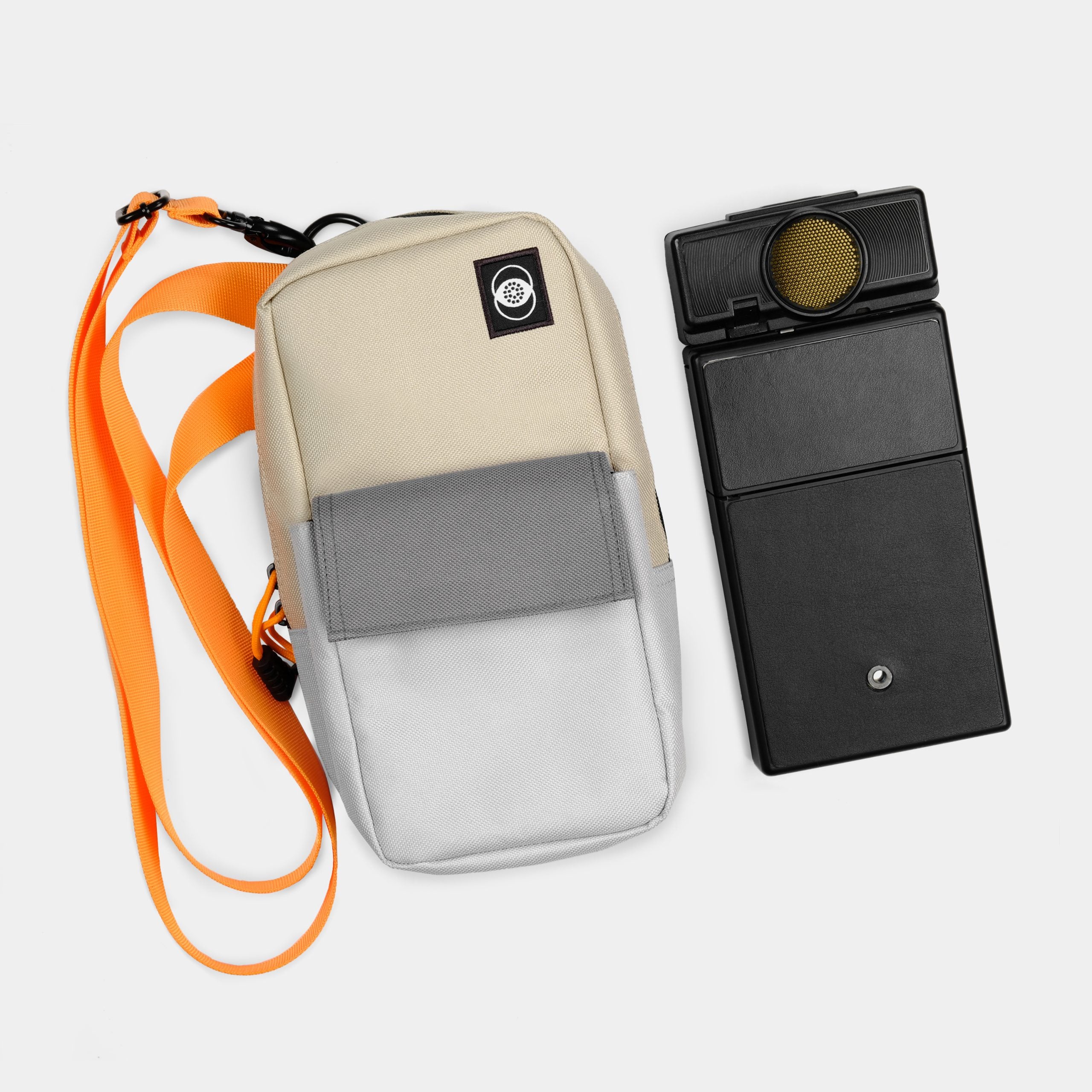 Retrospekt Polaroid SX-70 AutoFocus Camera Bag - Grey & Orange