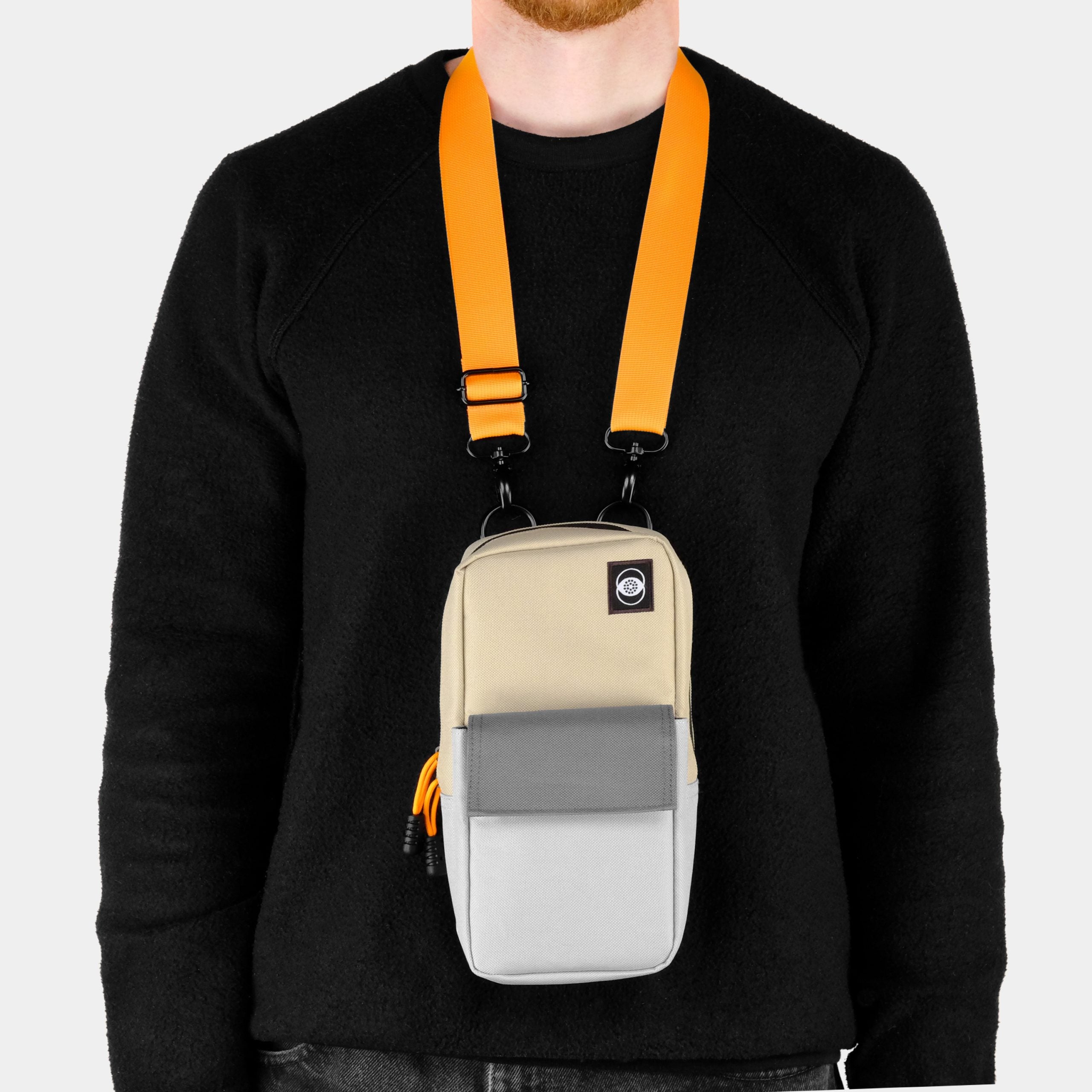 Retrospekt Polaroid SX-70 AutoFocus Camera Bag - Grey & Orange