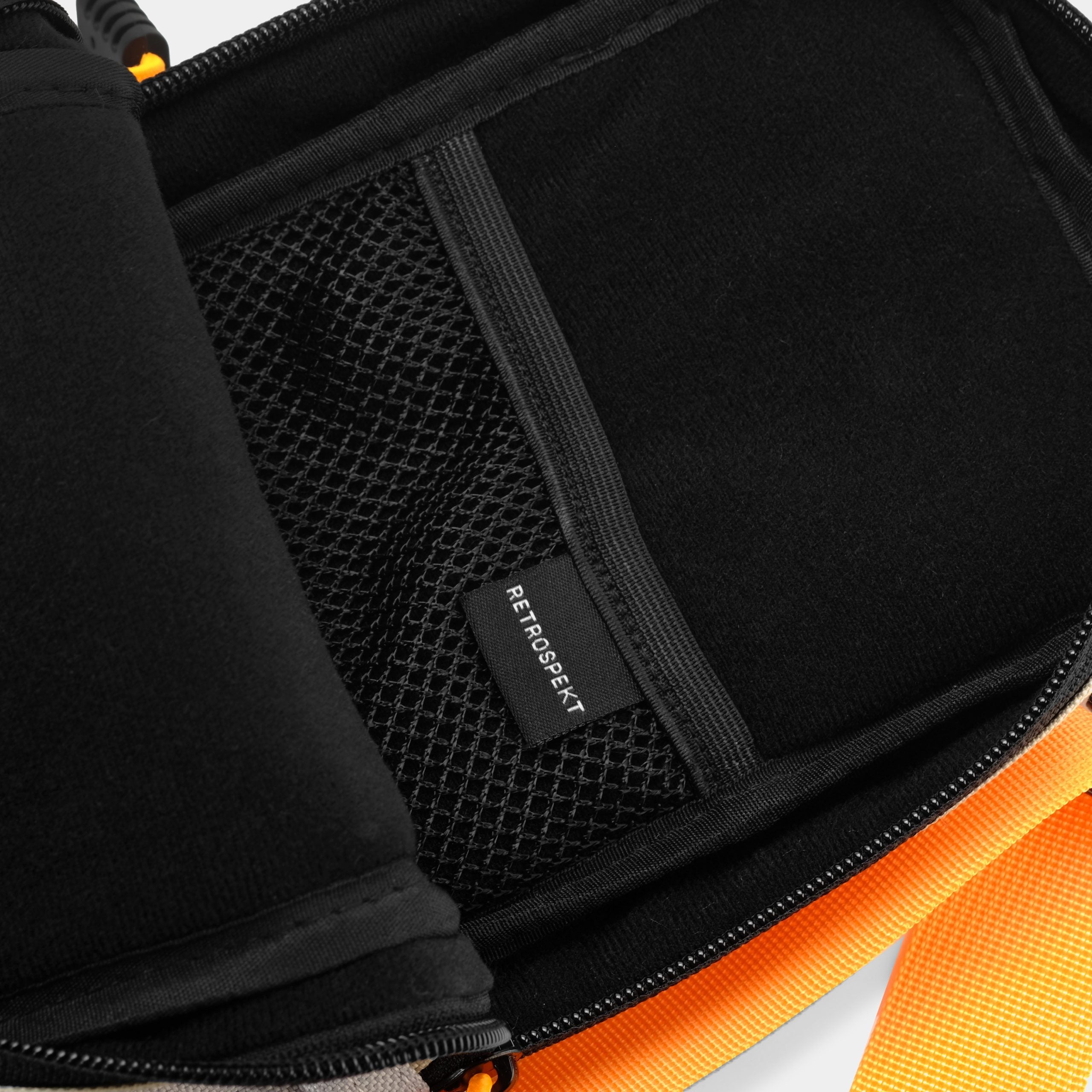 Retrospekt Polaroid SX-70 AutoFocus Camera Bag - Grey & Orange