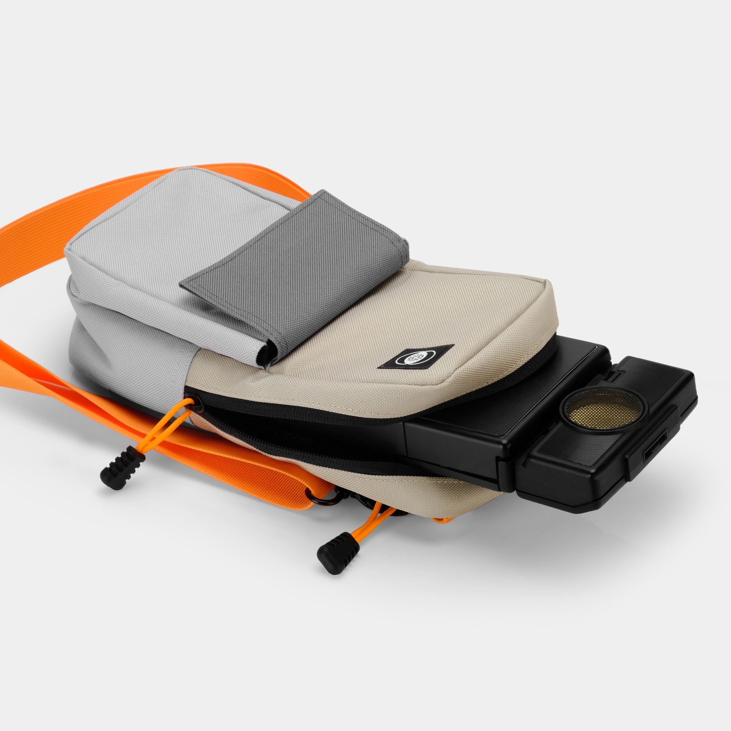 Retrospekt Polaroid SX-70 AutoFocus Camera Bag - Grey & Orange