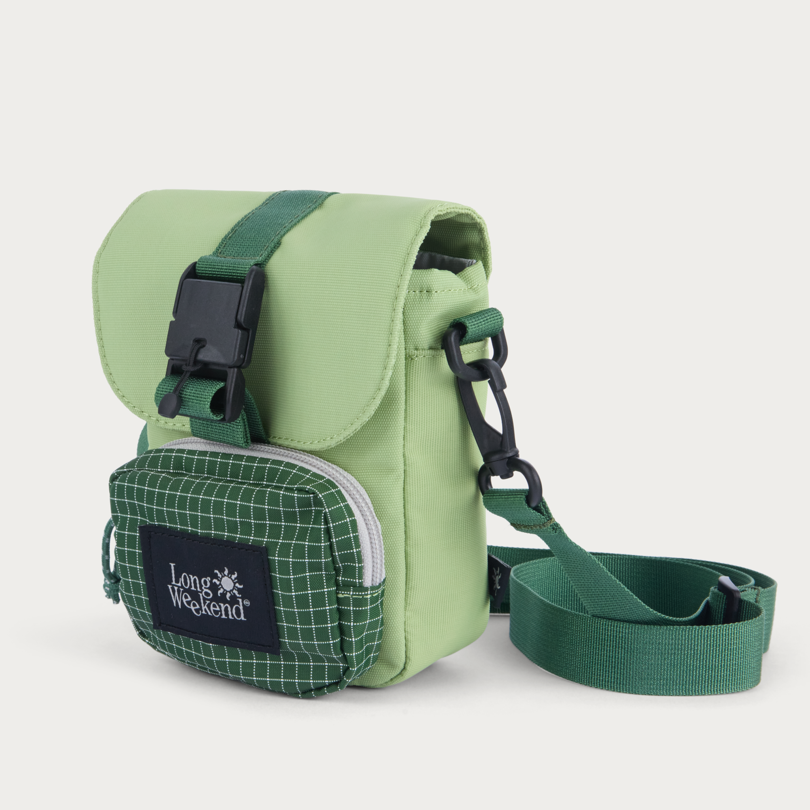 Long Weekend Crossbody Camera Pouch - Moss Green
