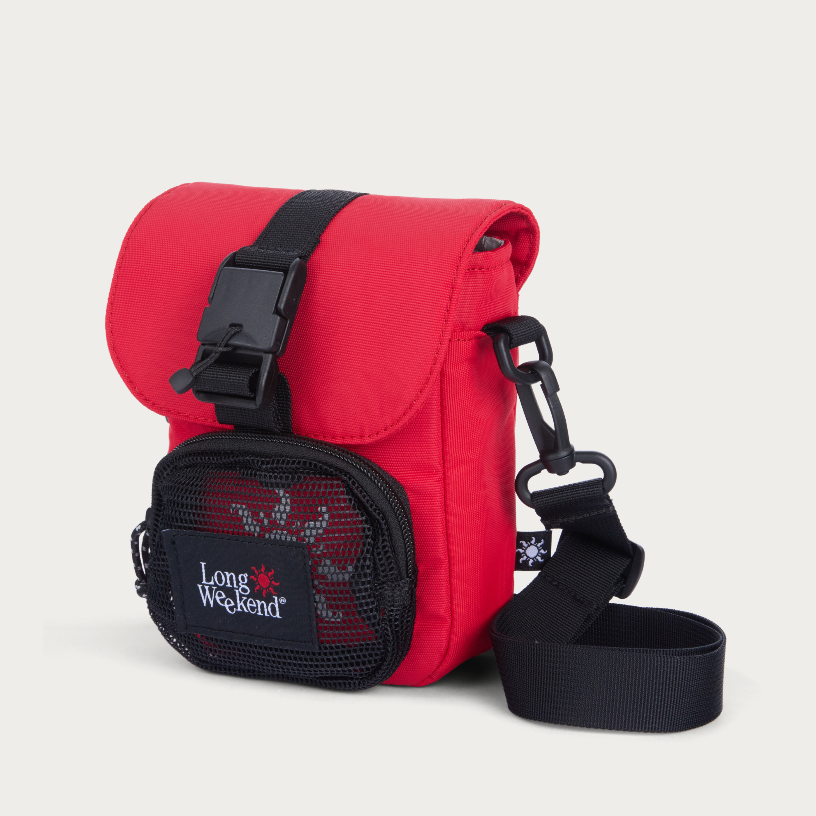 Long Weekend Crossbody Camera Pouch - Red