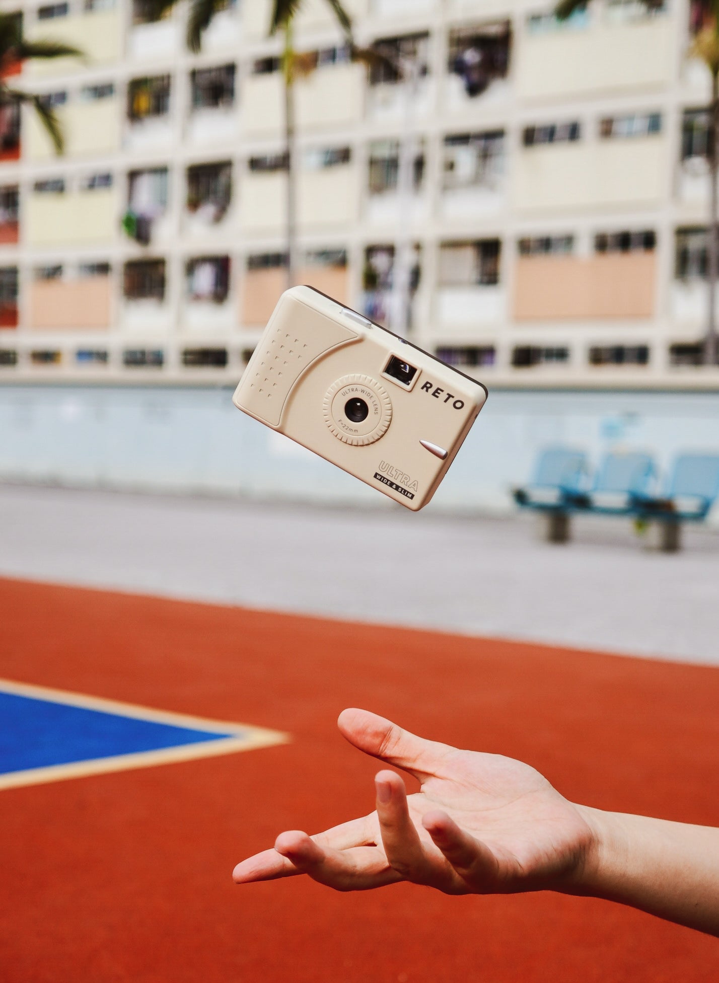 RETO Ultra Wide & Slim 35mm Film Camera - Pastel Pink