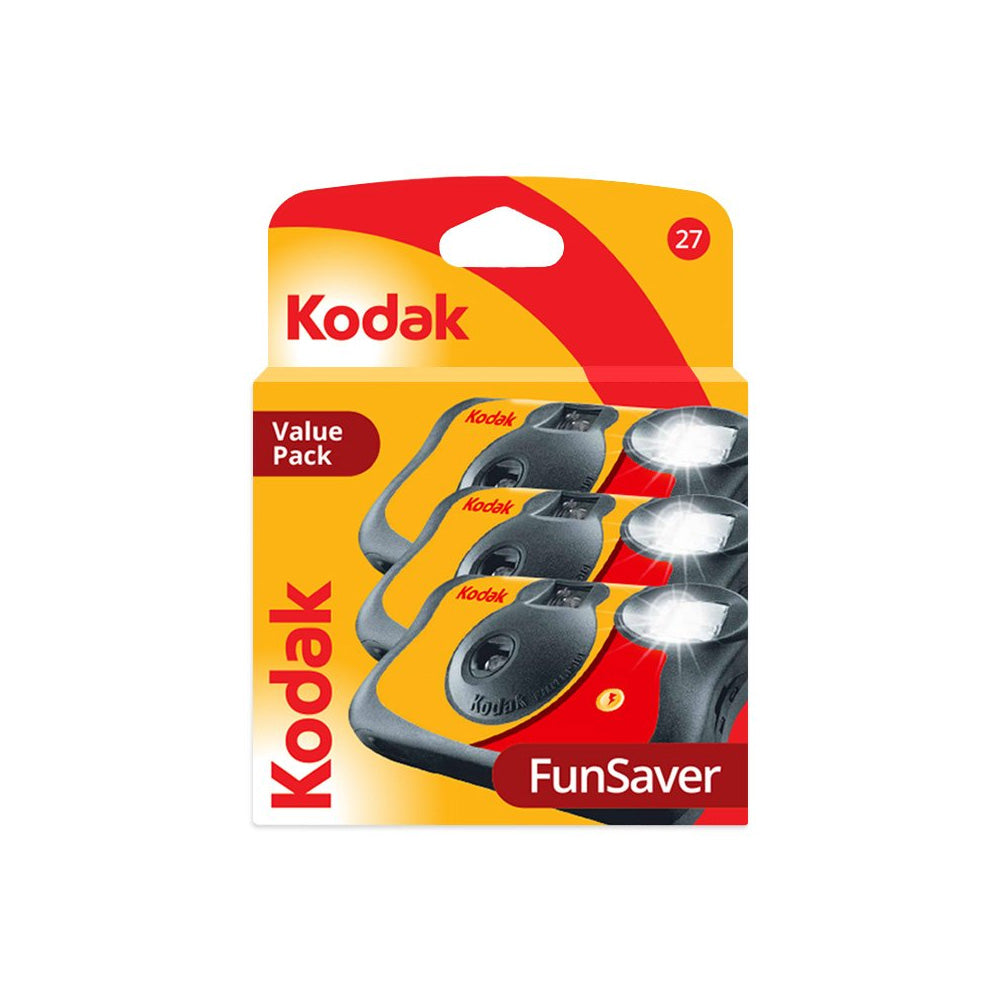 Kodak Funsaver 800 Disposable Camera Value Pack (3-Pack)