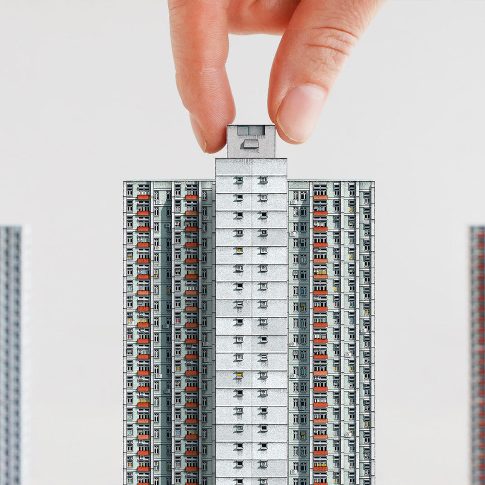 CONCRETE HONG KONG : Build Your Own Modernist Metropolis by Zupagrafika