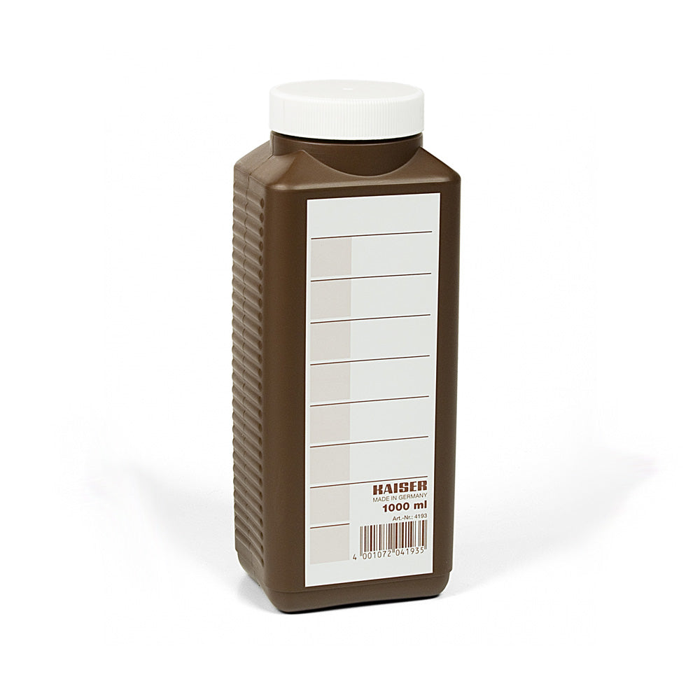 Kaiser Fototechnik 419 Chemical Storage Bottle - 1 Litre, Brown