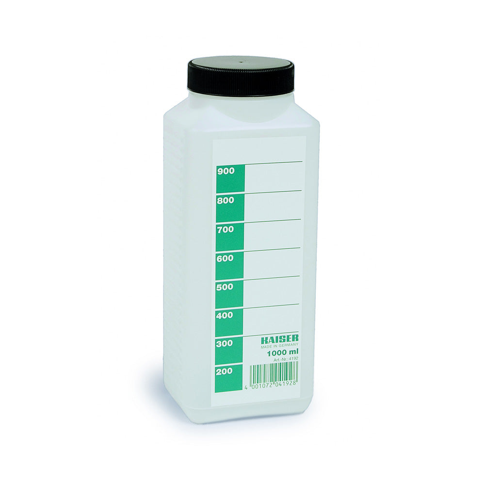 Kaiser Fototechnik 419 Chemical Storage Bottle - 1 Litre, White