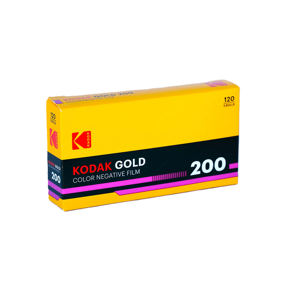 Kodak Gold 200 120 Film - 5 Rolls Pro-Pack