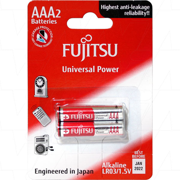 Fujitsu AAA Batteries (2-Pack)