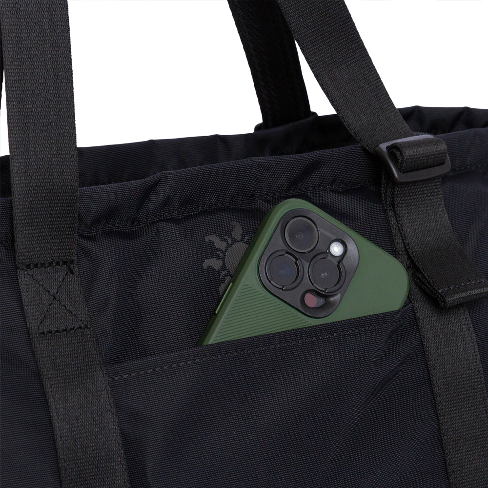 Long Weekend Beacon Tote Bag - Black