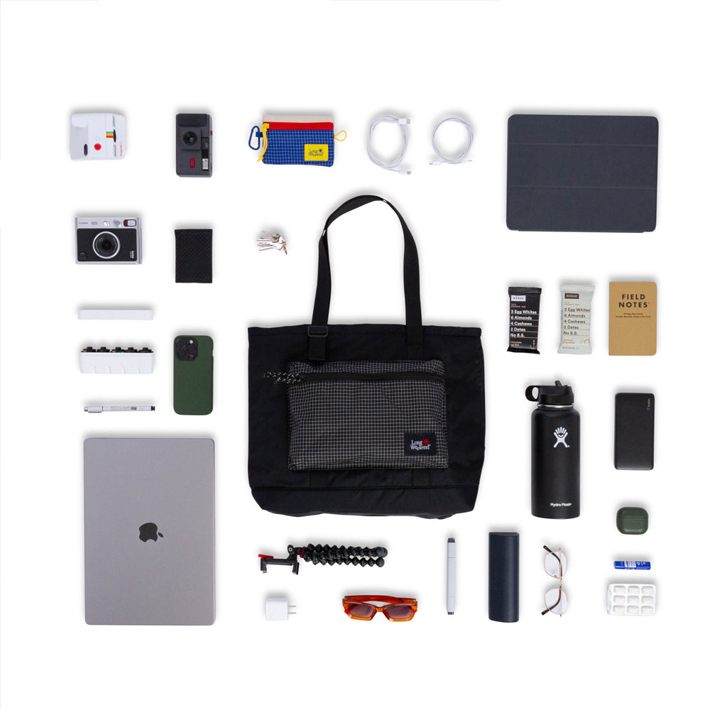 Long Weekend Beacon Tote Bag - Black