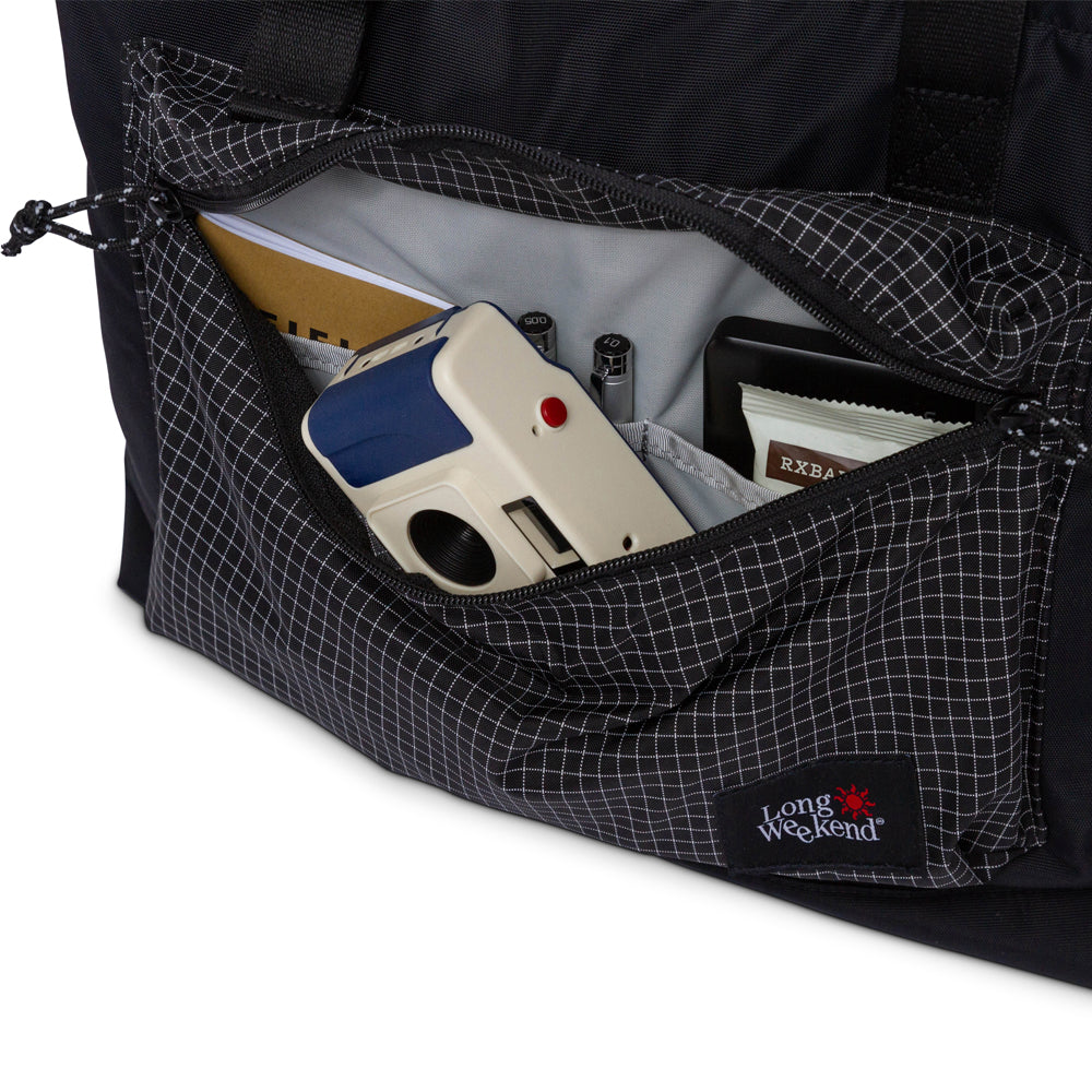 Long Weekend Beacon Tote Bag - Black