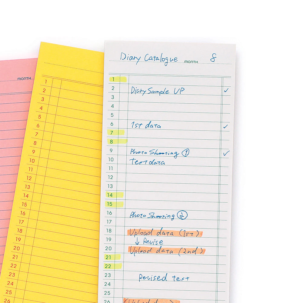 Penco Sticky Memo Pad - Monthly Planner