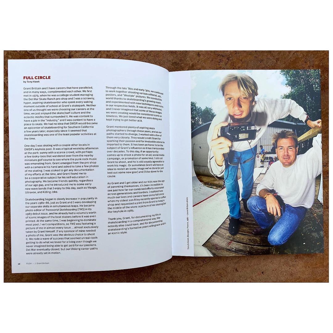 PUSH - 80's Skateboarding Photography Book - J. Grant Brittain.