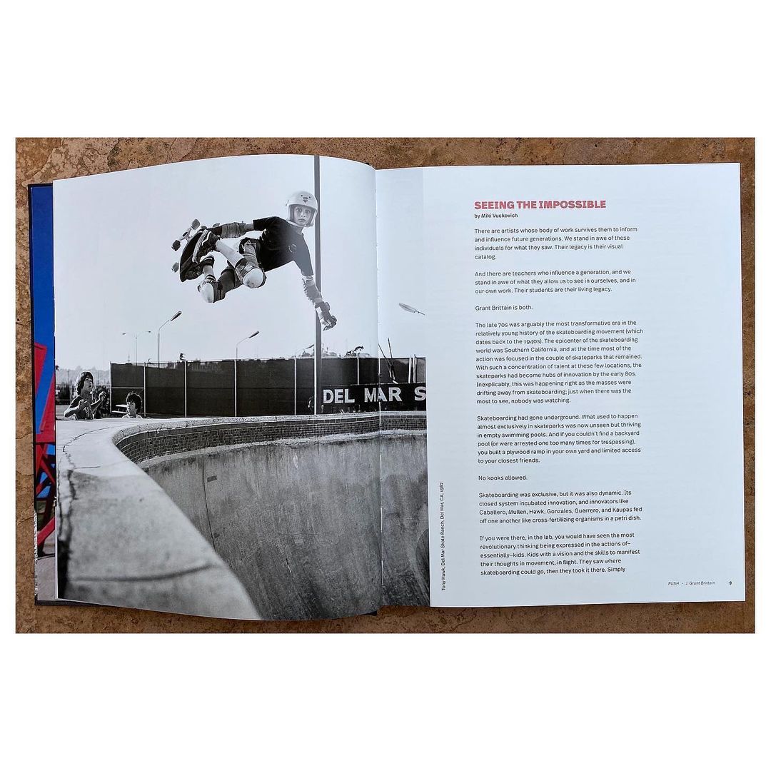 PUSH - 80's Skateboarding Photography Book - J. Grant Brittain.