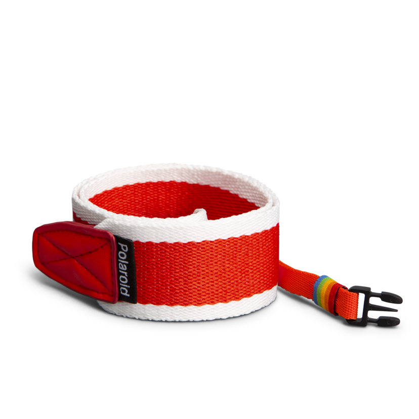 Flat Camera Strap - Red