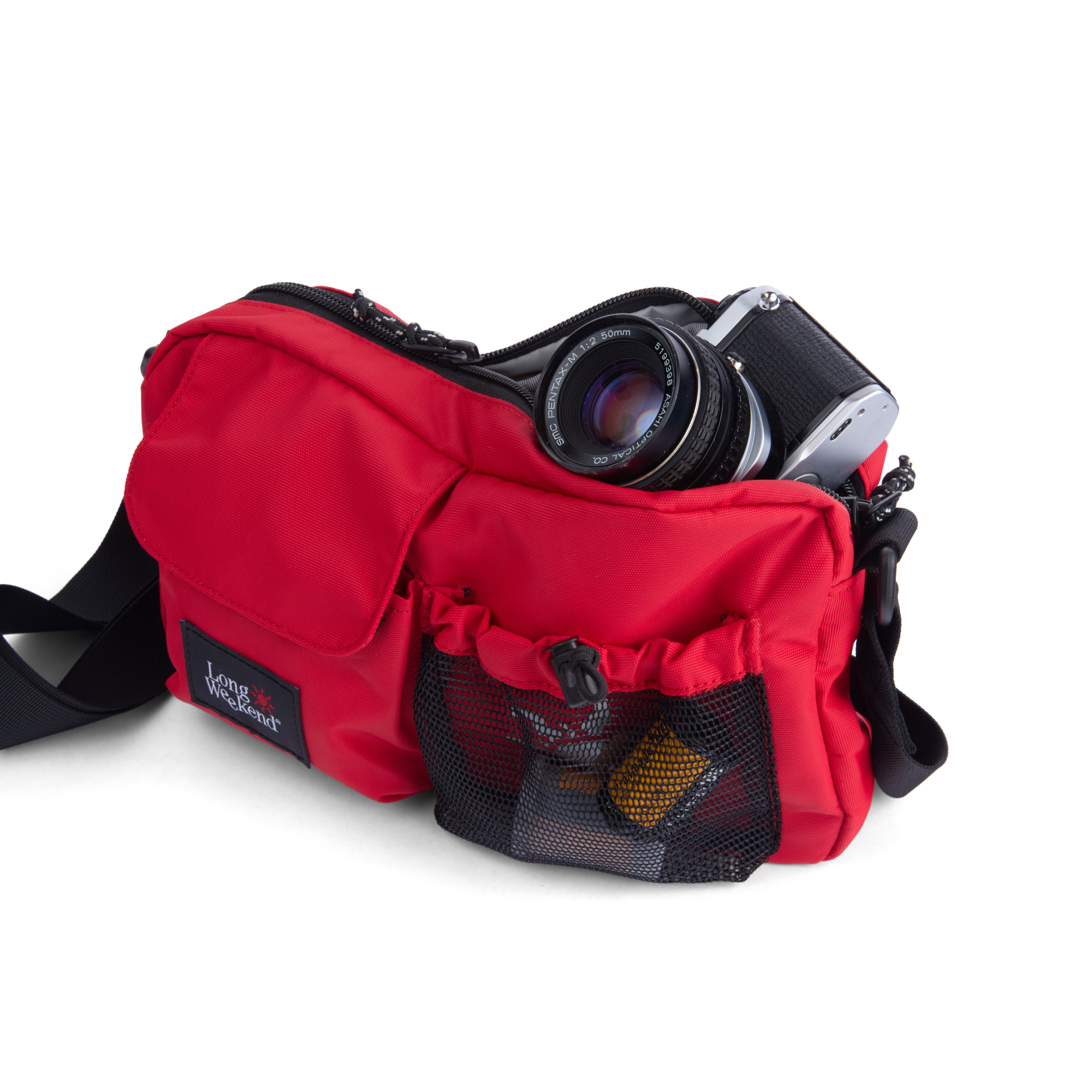 Long Weekend Santa Fe Shoulder Bag - Red