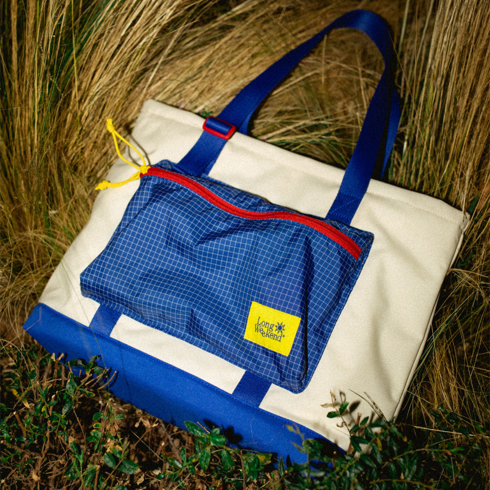 Long Weekend Beacon Tote Bag - Creme-Multi