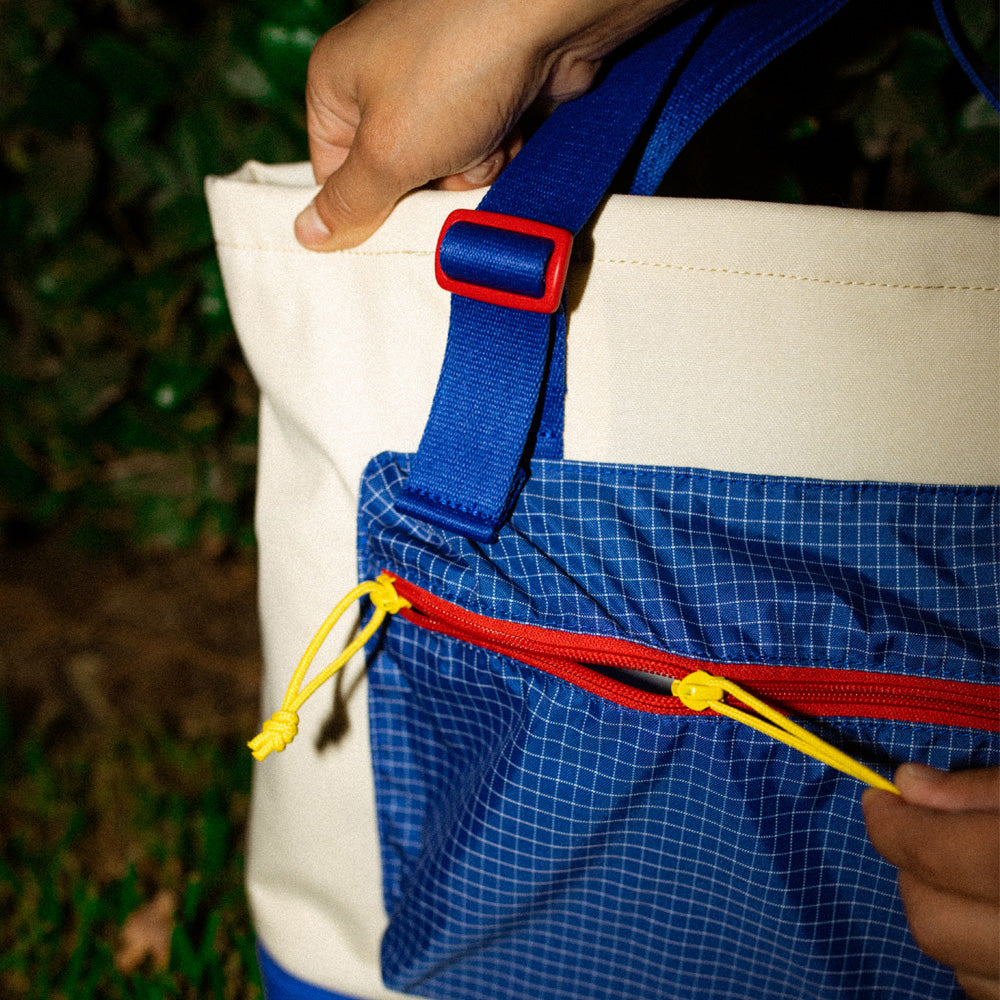 Long Weekend Beacon Tote Bag - Creme-Multi