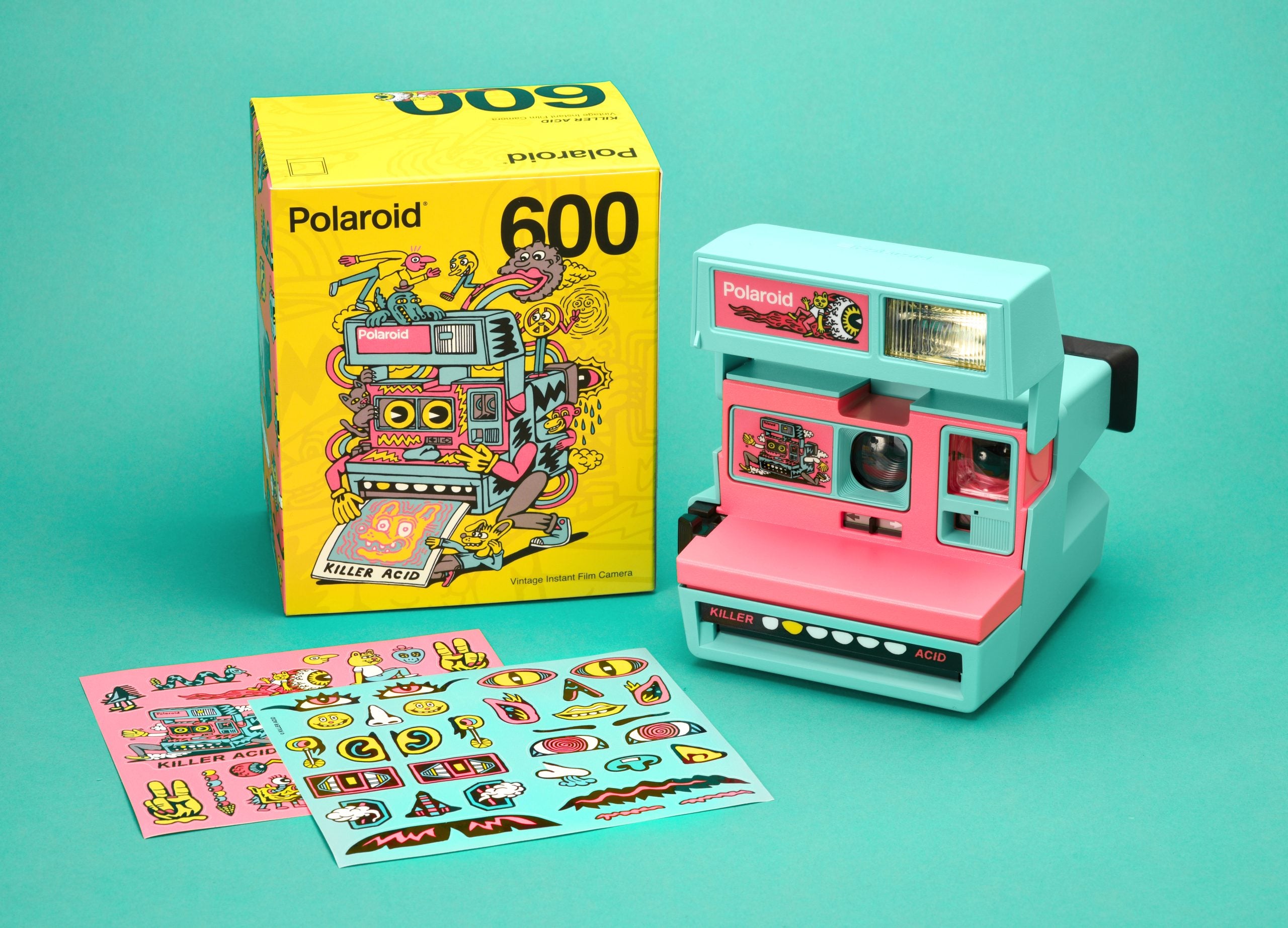 Polaroid 600 Camera - Killer Acid