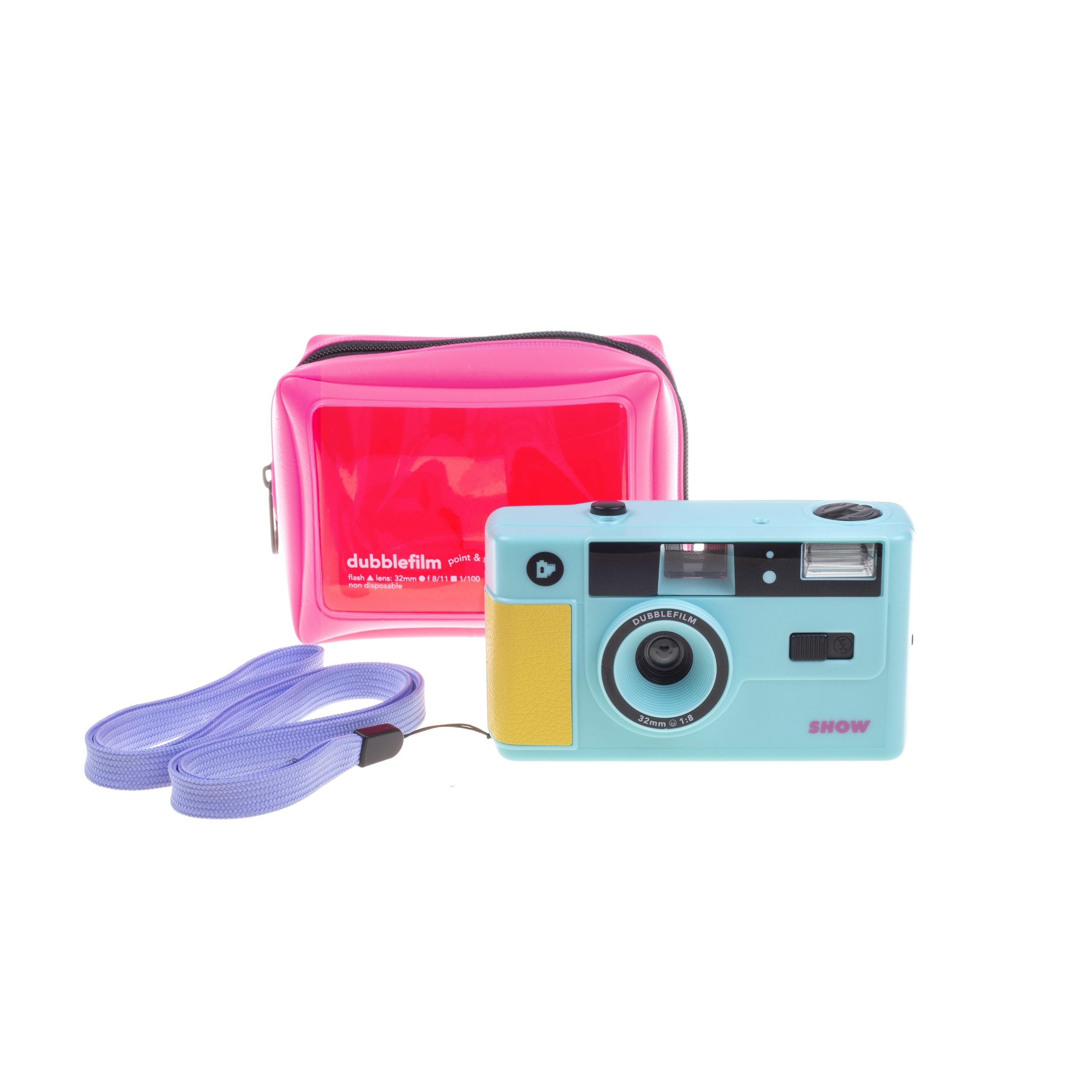 DubbleFilm SHOW 35mm Camera - TURQUOISE