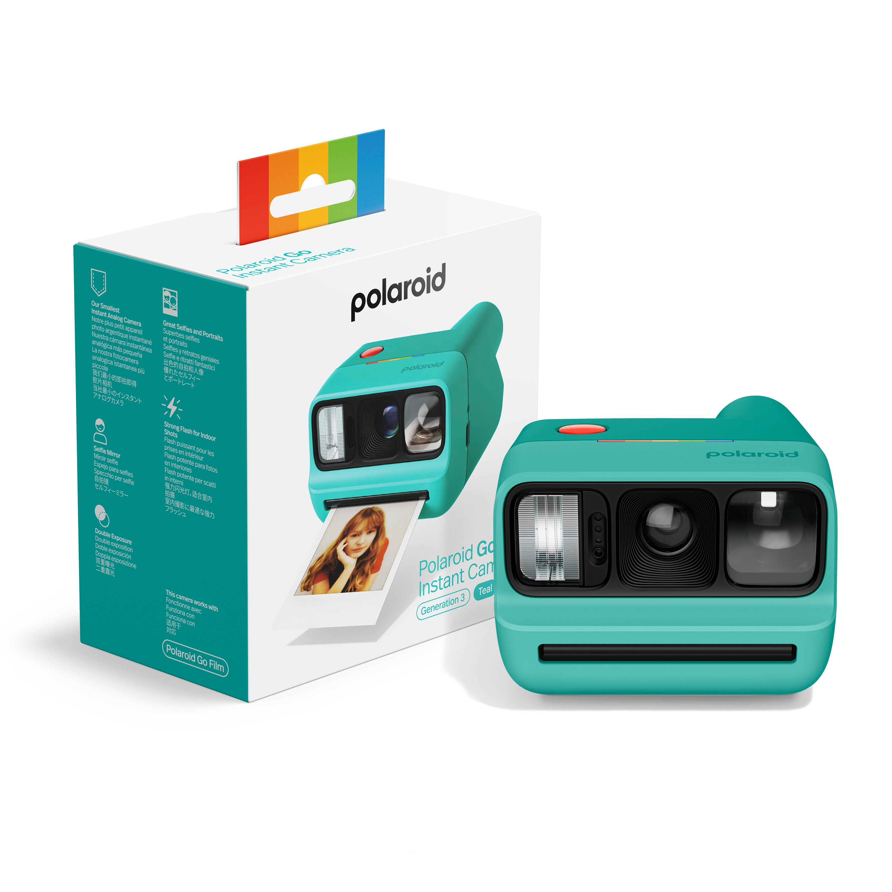 Polaroid Go Instant Camera - Gen 3 - Teal