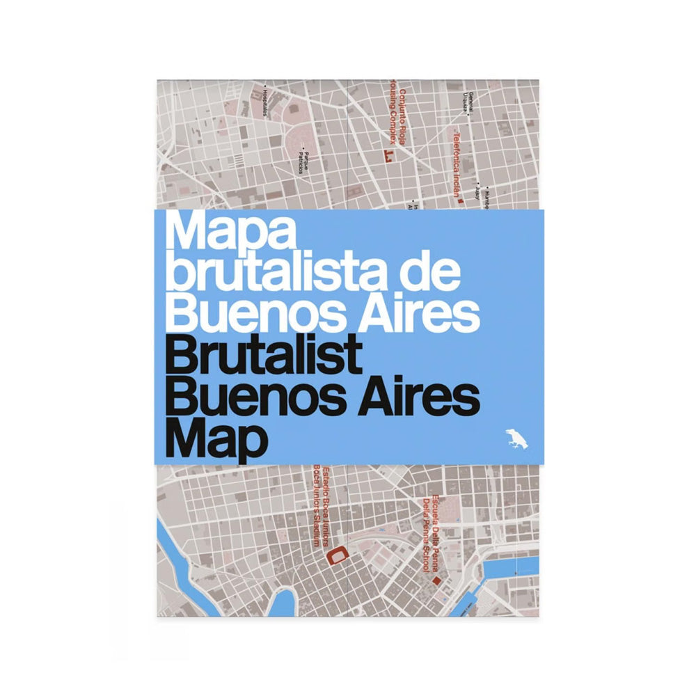 Brutalist Buenos Aires Map