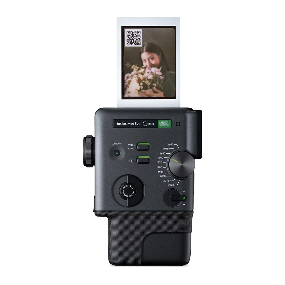 Fujifilm Instax Mini Evo Cinema Hybrid Instant Camera - Black