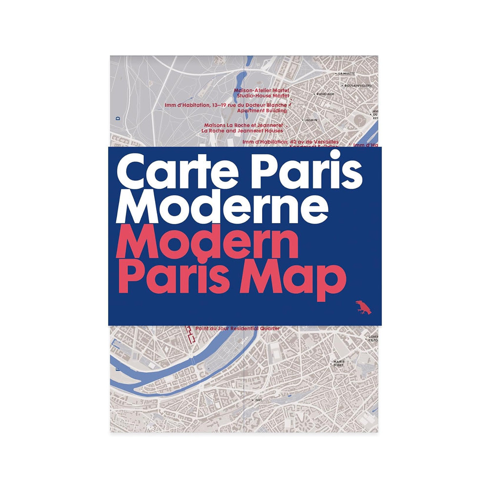 Modern Paris Map