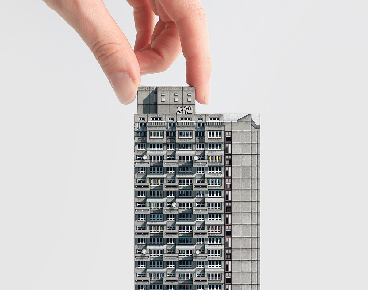 BRUTAL BRITAIN : Build Your Own Brutalist Great Britain by Zupagrafika