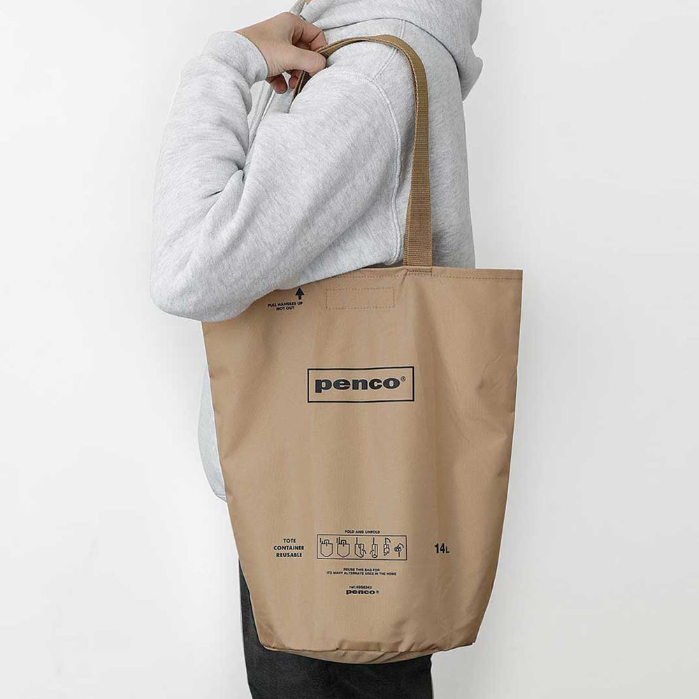 Penco Bucket Tote - Beige
