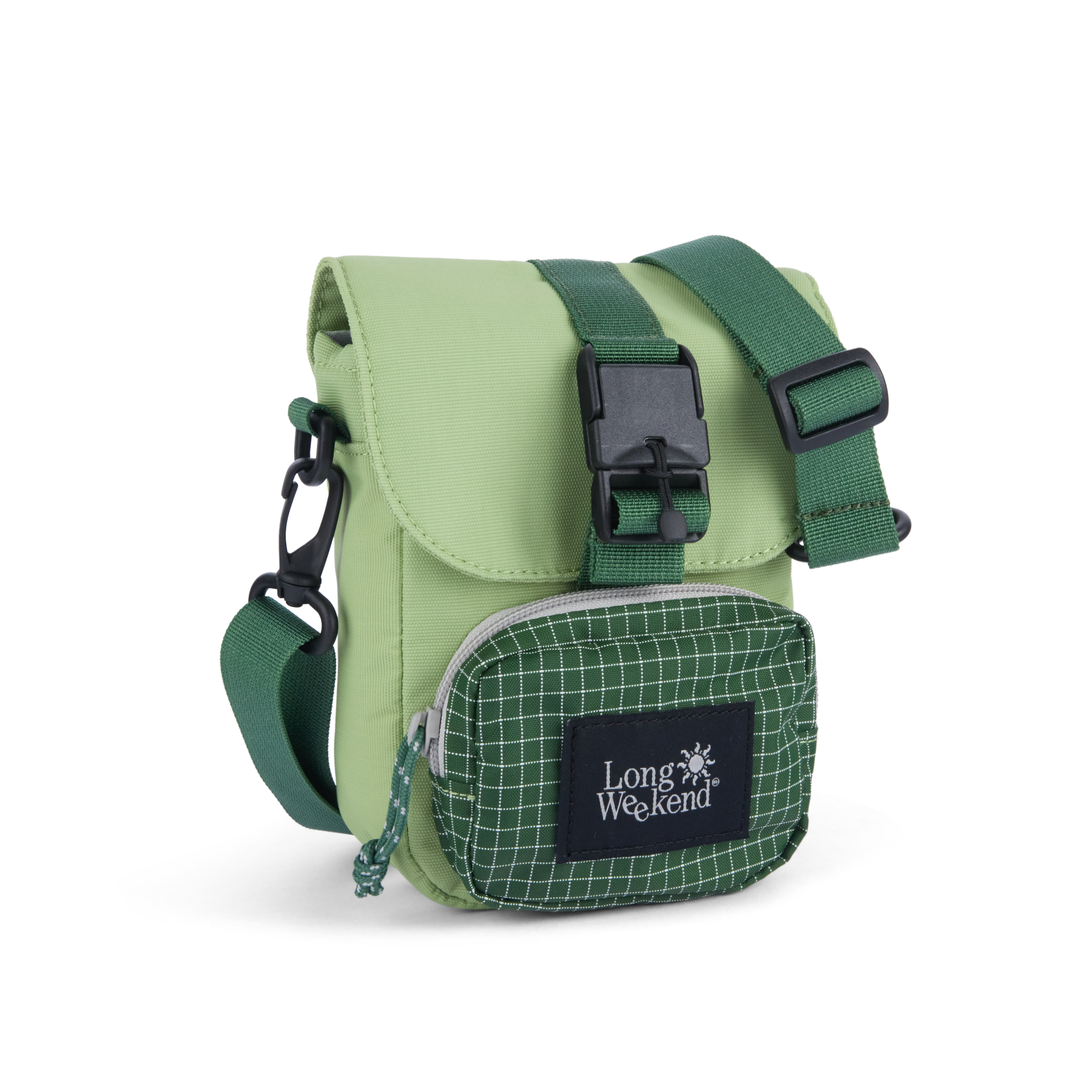 Long Weekend Crossbody Camera Pouch - Moss Green