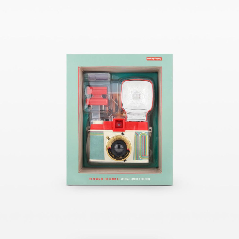 Lomography Diana F+ Camera & Flash - 10 Years Anniversary Limited Edition