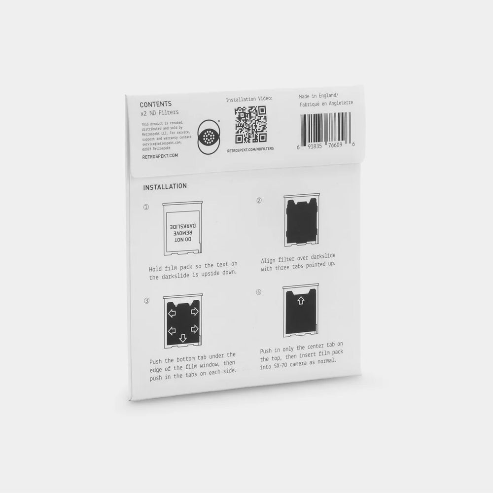 RETROSPEKT ND Filters for SX-70 Polaroid Cameras (2-Pack)