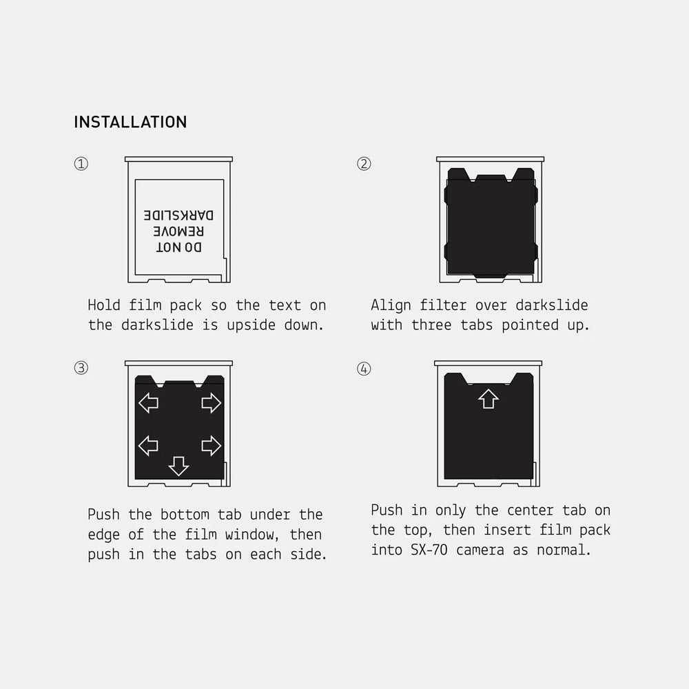 RETROSPEKT ND Filters for SX-70 Polaroid Cameras (2-Pack)
