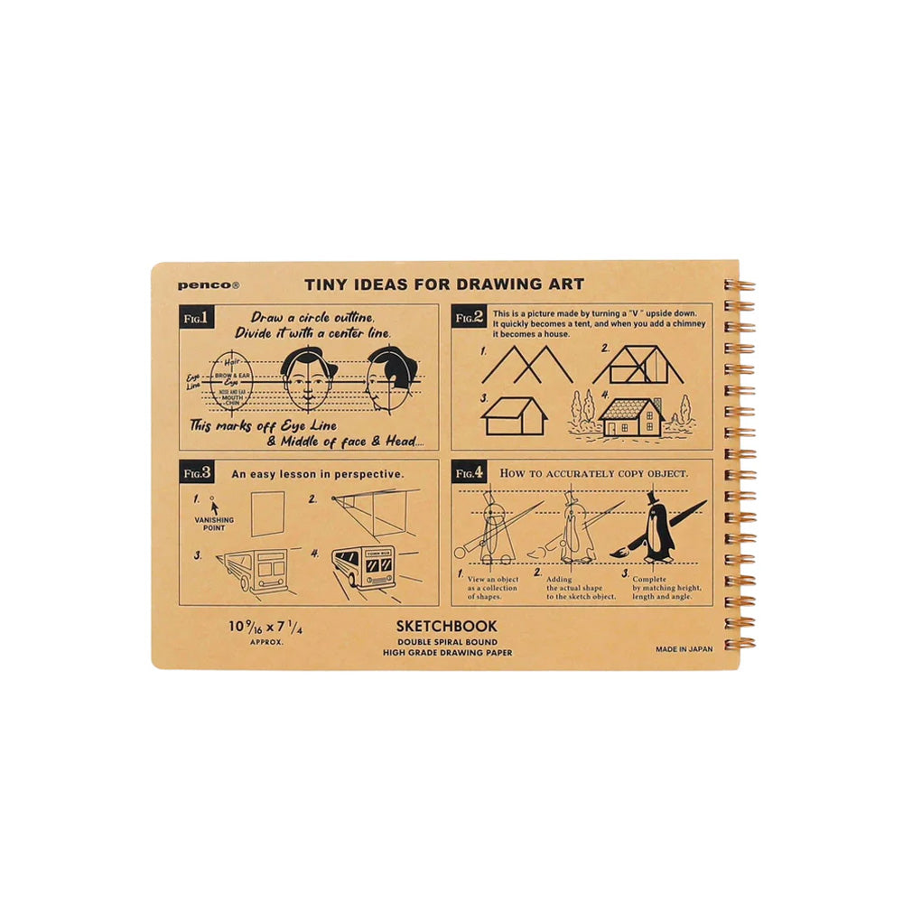 Penco Spiral Sketch Book - Heavy Paper - B5