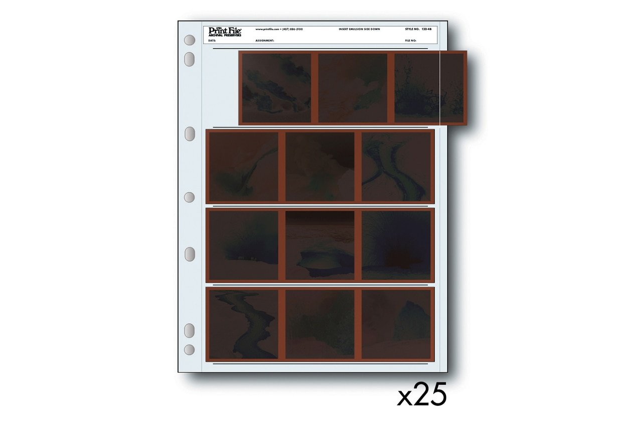 Negative Sleeves 120 Film - 25 Pack