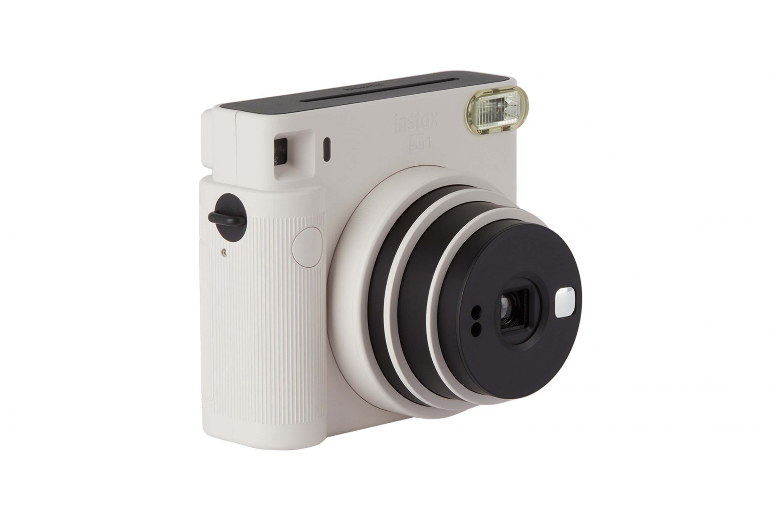 Fujifilm Instax Square SQ1 Instant Camera (Chalk White) Film Bundle 