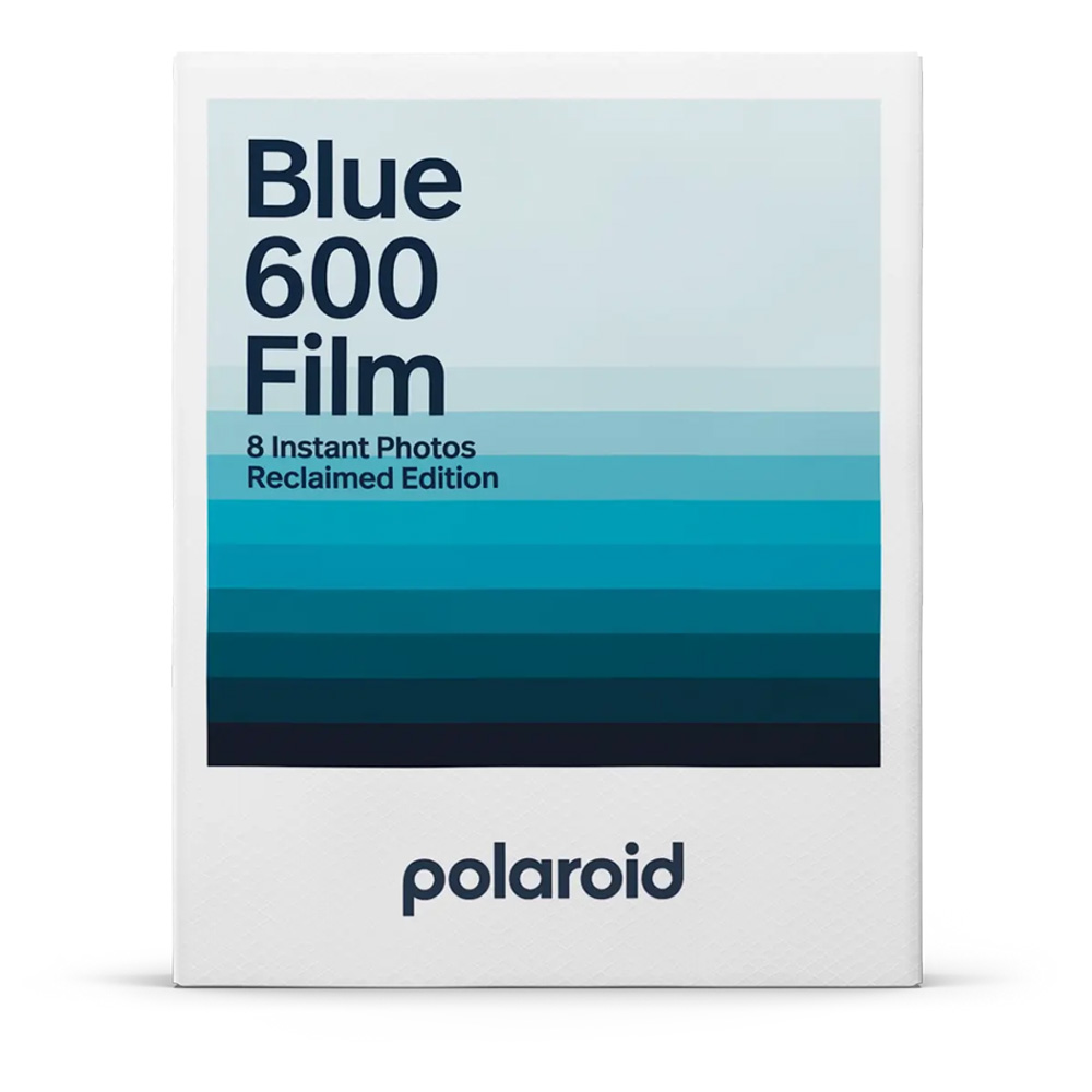 Polaroid Color 600 Instant Film (Reclaimed Blue Edition, 8 Exposures)
